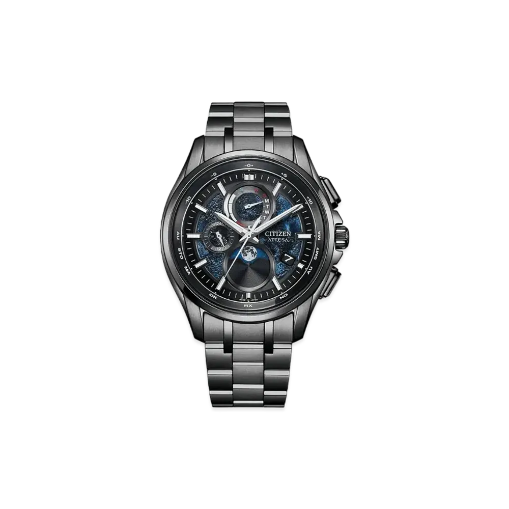 CITIZEN ATTESA Eco-Drive GPS Double Direct Flight HAKUTO-R Collaboration Model World Exclusive 2400 BY1008-67L
