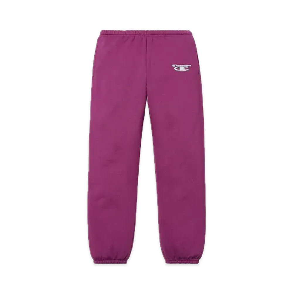 Supreme x Champion 3D Metallic Sweatpant "Bright Purple"