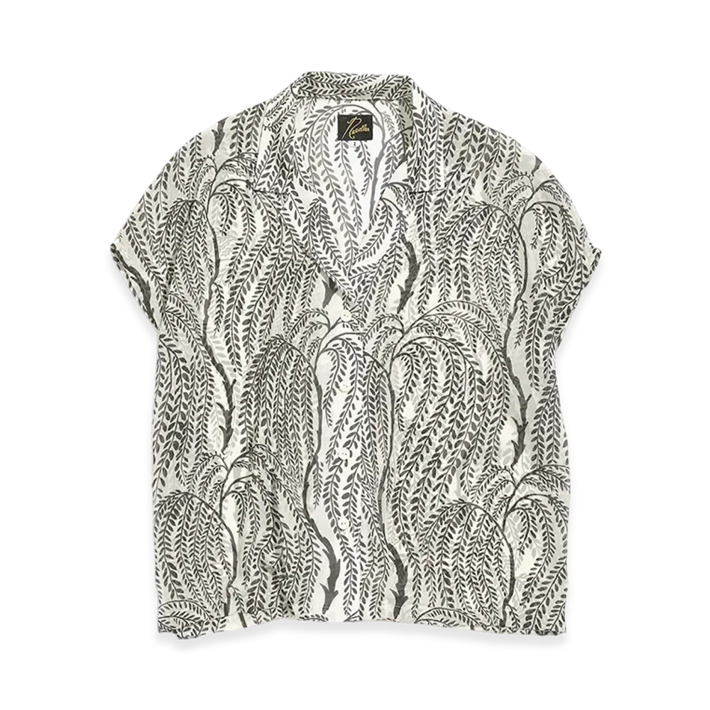 NEEDLES French Sleeve Blouse - Poly Chiffon / Pt. "Tree"