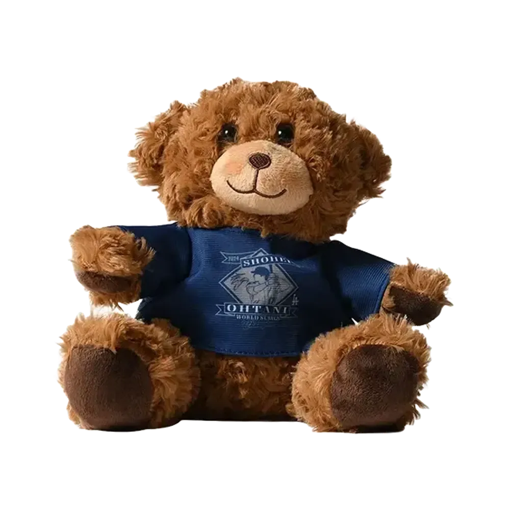 HOMEGAME x SHOHEI OHTANI \ HOME GAME LA DODGERS 2024 WORLD SERIES CHMP 7.5 INCH SEATED SHIRT BEARS "MULTI"