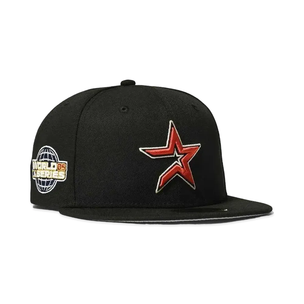 NEW ERA HOUSTON ASTROS WS 2005 59FIFTY "BLACK"