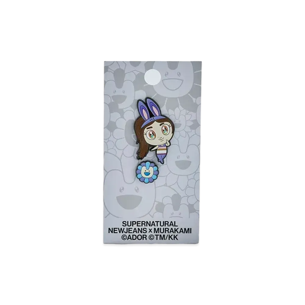 NewJeans x Takashi Murakami Supernatural Metal Pin Badge "Hyein"