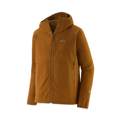Patagonia Men's R1 Tech Face Fitzroy Trout Hoodie "Brown"