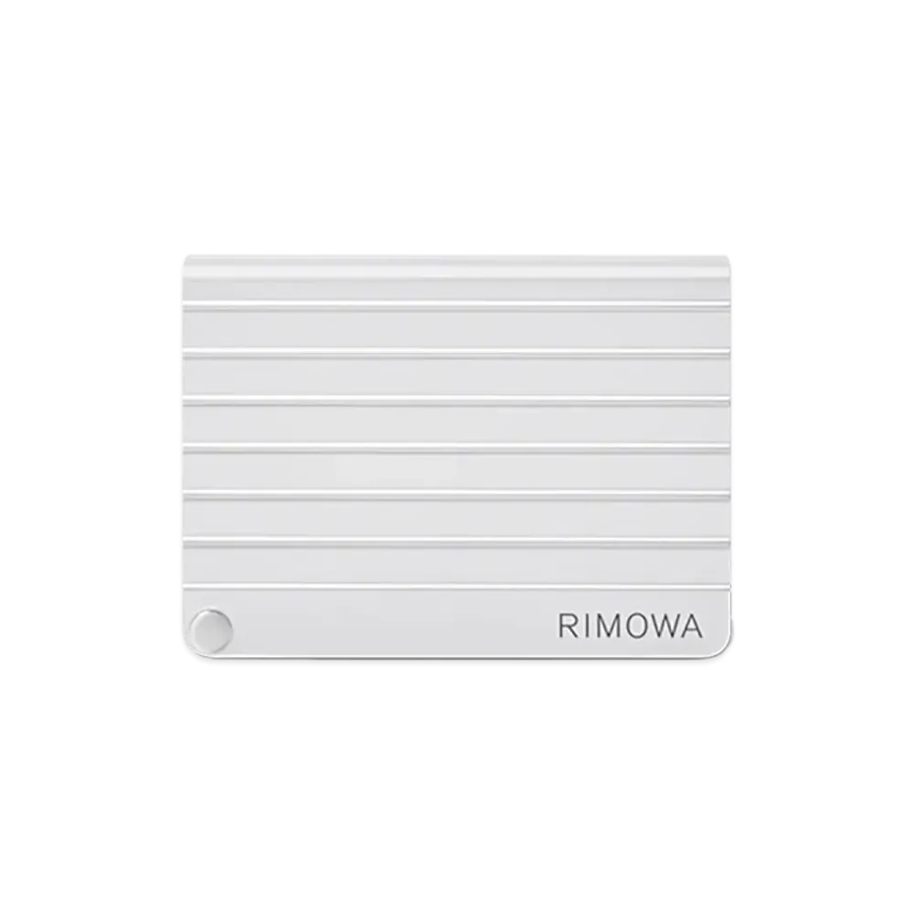 RIMOWA Original Small Goods - Aluminium Card Holder "Silver"