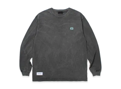APHRODITEGANG TCS Mini Patch Garment Dye L/S Tee "Black/Blue"