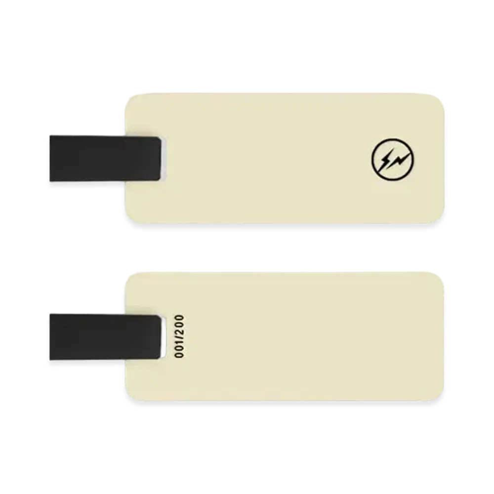 FRAGMENT CUSTOM DOUBLE SIDED Luggage Tag "Almond"