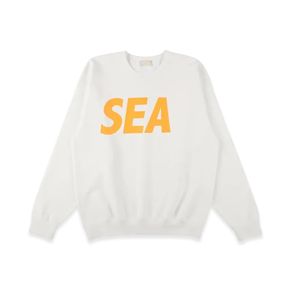 WIND AND SEA Crewneck Sweatshirt "White"
