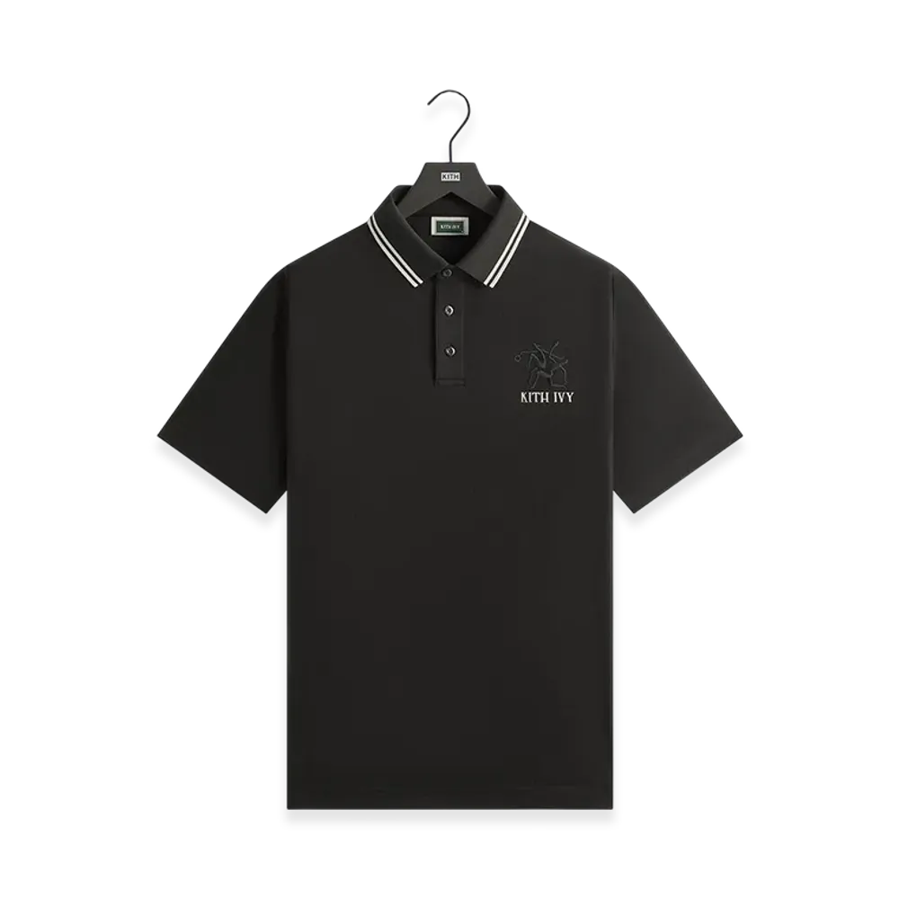 Kith Ivy Tipped Polo "Black"
