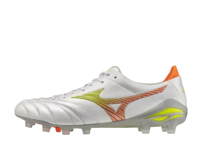 Mizuno Morelia Neo 5 Japan "Super White Pearl/Yellow/Orange"