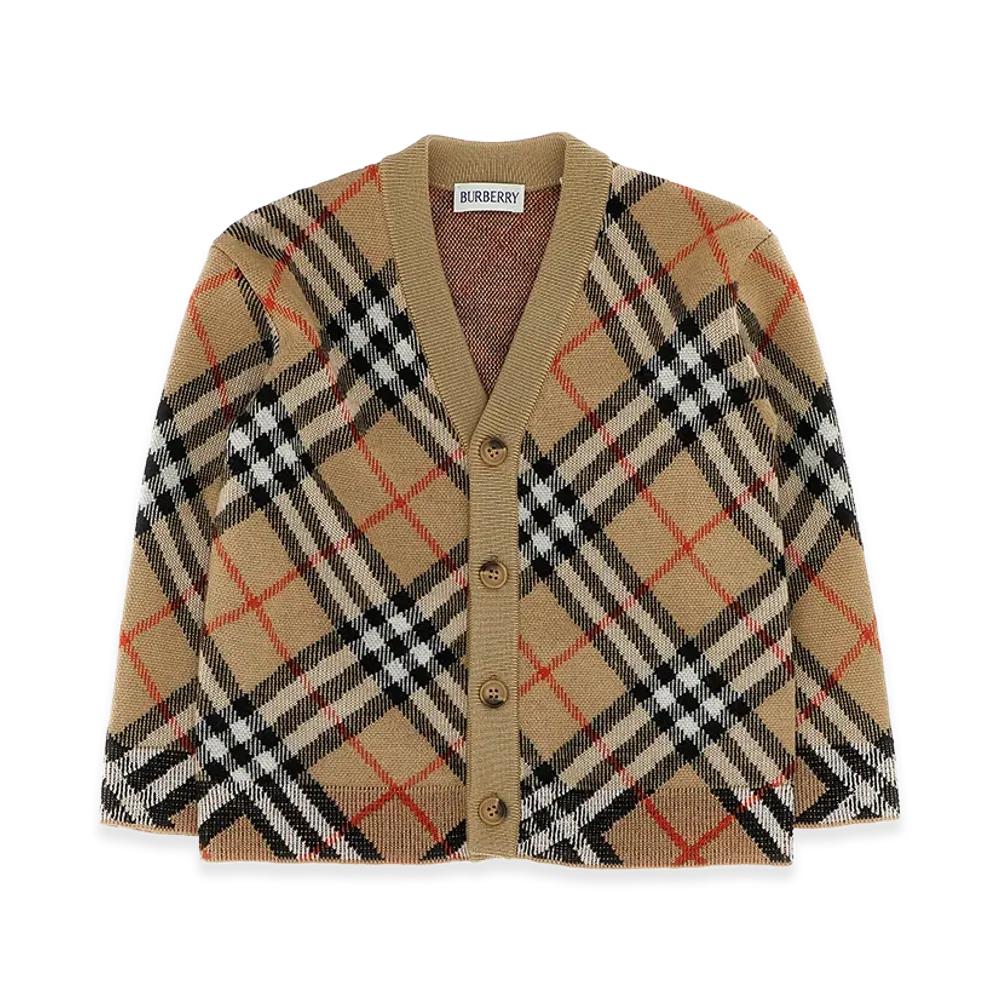 Burberry Kids graham Cardigan "Beige"