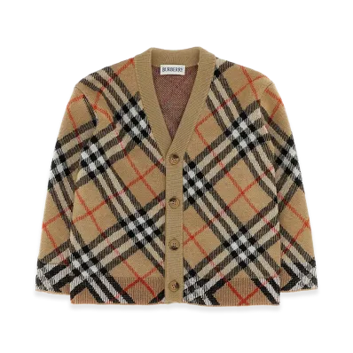 Burberry Kids graham Cardigan "Beige"