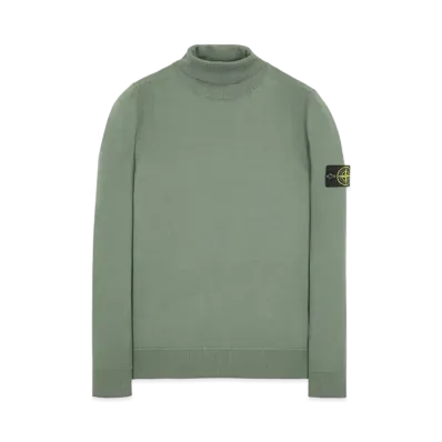 Stone Island 527C4 LIGHT PURE WOOL "Sage Green"