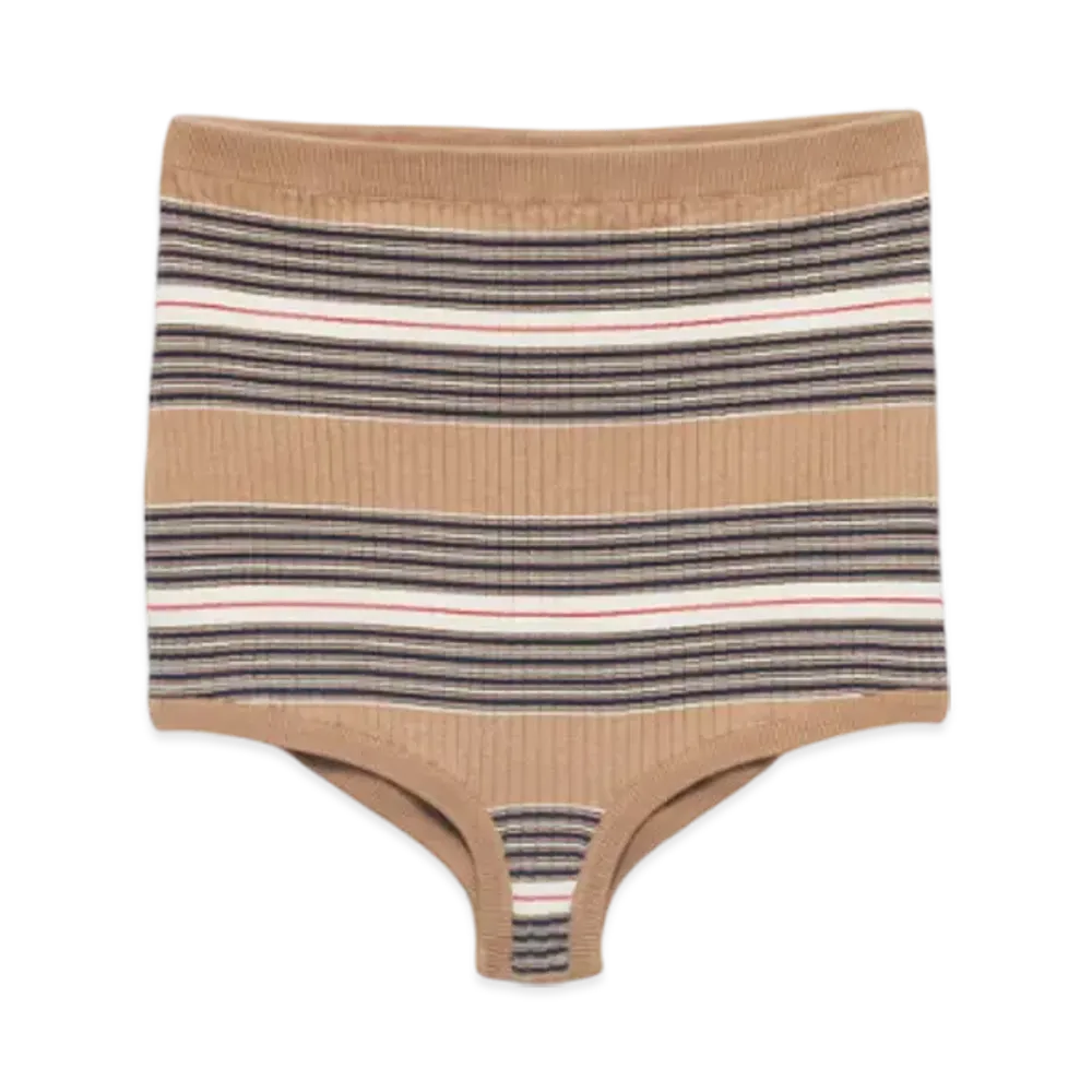 PRADA Women's Cotton Shorts "Beige"
