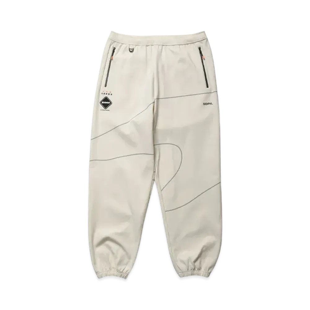 F.C.Real Bristol PDK Reflect Line Baggy Pants "Off White"