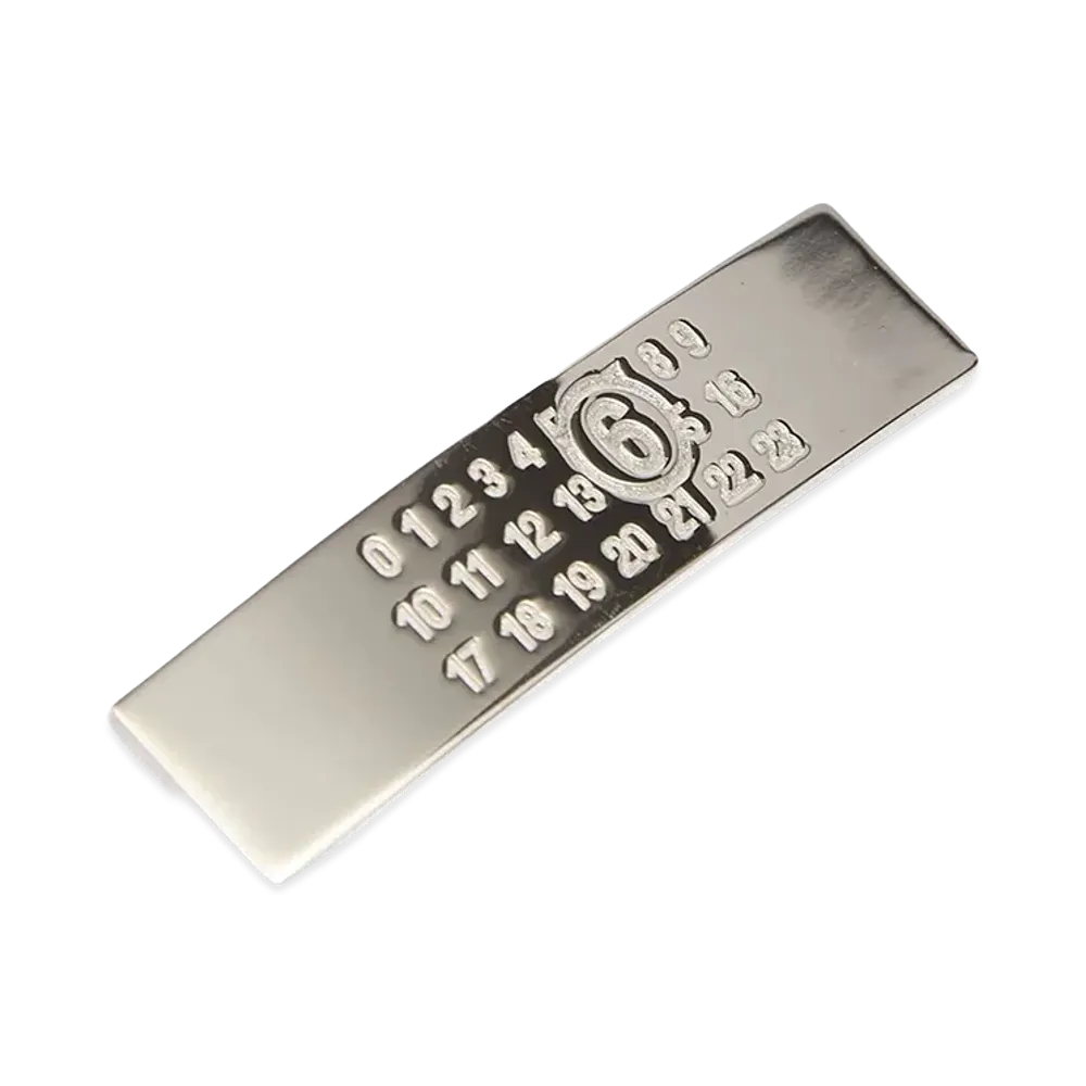 MM6 Maison Margiela Women's Numeric' Hair Clip "Silver"