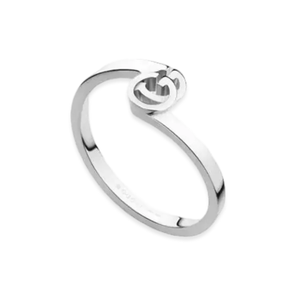 GUCCI GG Running 18K Ring "Silver"