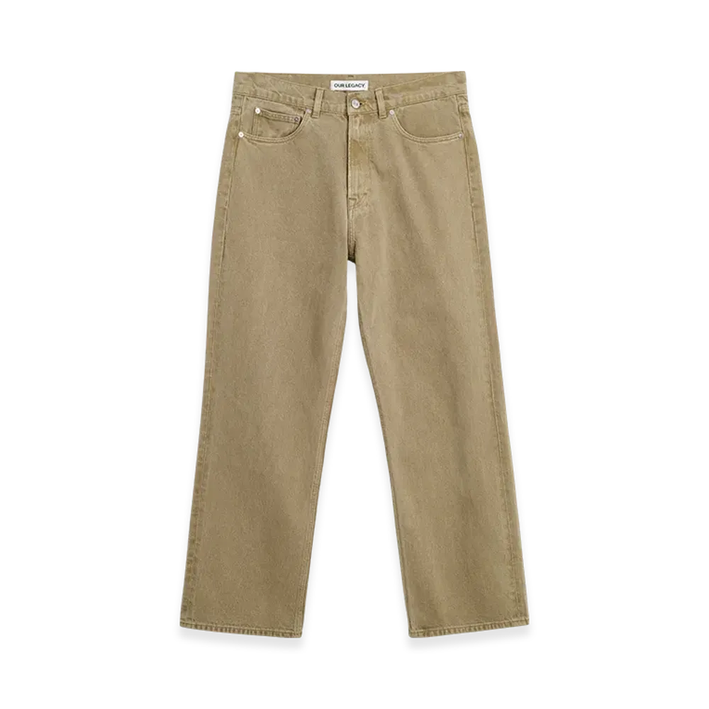 OUR LEGACY Third Cut "Dry Grass Chain Twill"