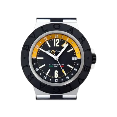 BVLGARI Aluminum Amerigo Vespucci World Exclusive 1000 "Black/Aluminum/Rubber"