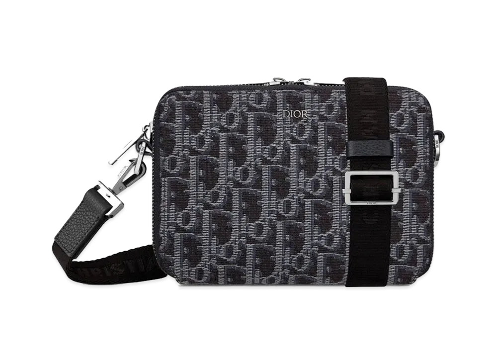 Dior Pouch with Shoulder Strap "Black"