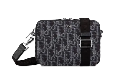Dior Pouch with Shoulder Strap "Black"