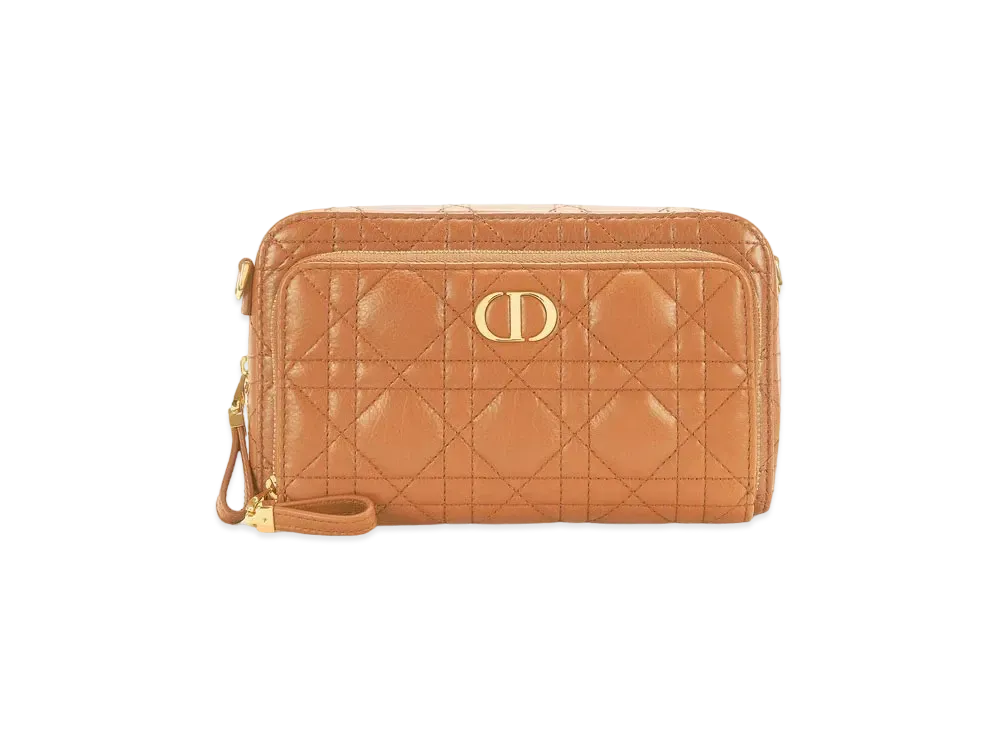Dior Dior Caro Double Pouch "Brown"