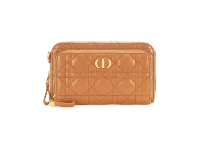 Dior Dior Caro Double Pouch "Brown"