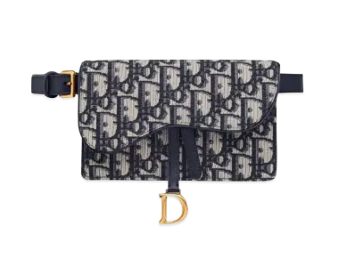 Dior Saddle Belt Pouch "Navy"