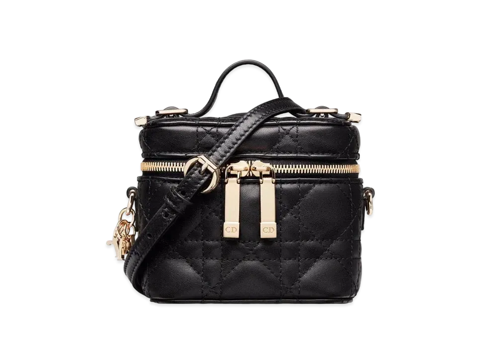 Dior Lady Dior Micro Vanity Case "Black"
