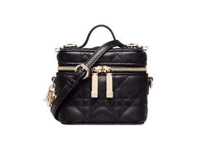Dior Lady Dior Micro Vanity Case "Black"
