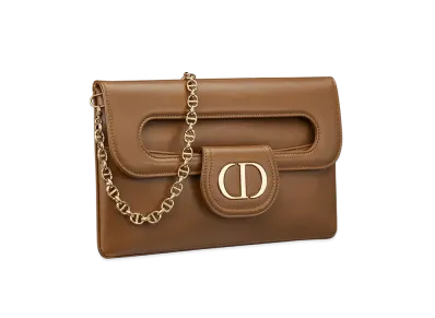 Dior Medium DiorDouble Bag "Brown"