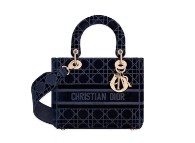 Dior Medium Lady D-Lite Bag "Navy"