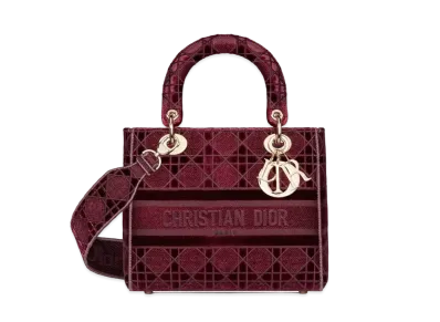Dior Medium Lady D-Lite Bag "Red"