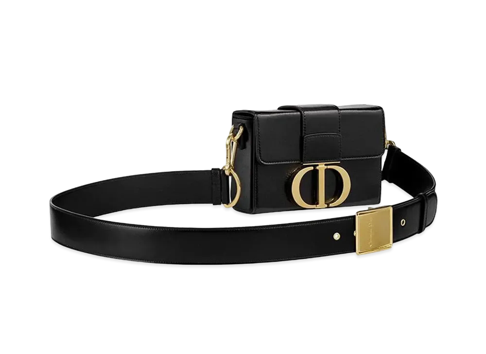 Dior 30 Montaigne Box Bag "Black"