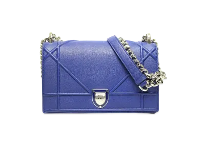 Dior Diorama Shoulder Bag "Blue"
