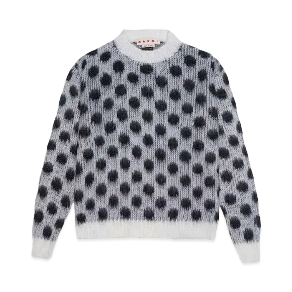 MARNI ROUNDNECK SWEATER "LILY WHITE"