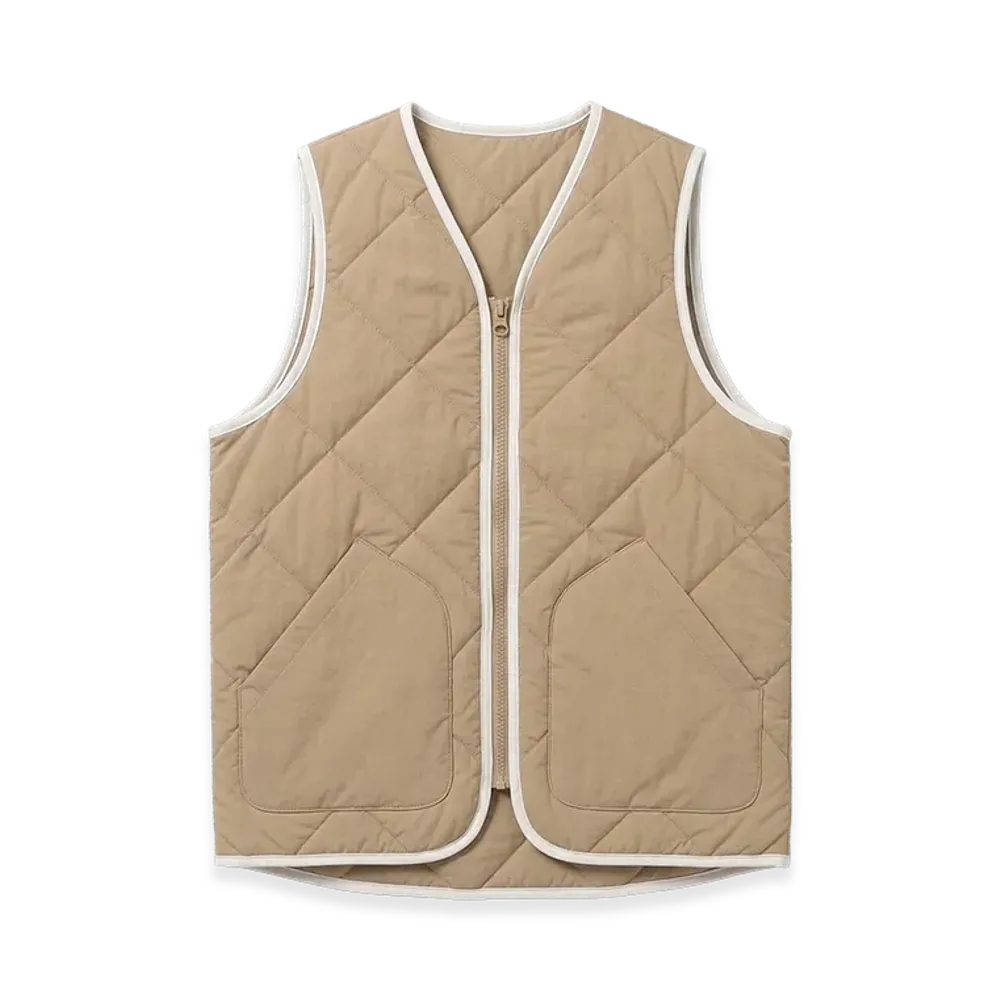 Name. Reversible 6x6 Vest "Beige"