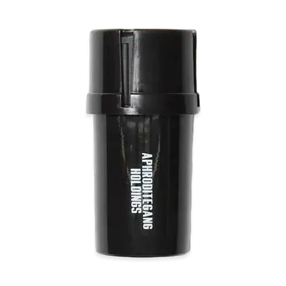 APHRODITEGANG AGH Logo Grinder & Pill Case "Black"