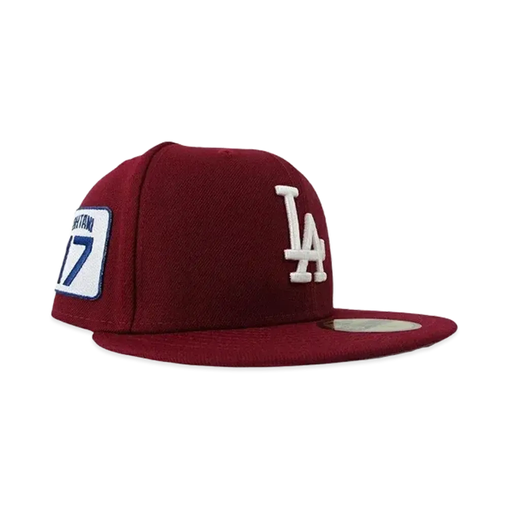 NEW ERA MLB Los Angeles Dodgers Shohei Otani Model 59Fifty Cap "Scarlet"