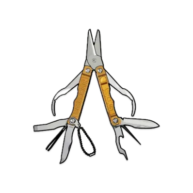 Supreme x SOG Snippet Multi Tool "Gold"