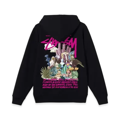Stussy Psychedelic Hood "Black"