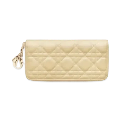 Dior Voyage Long Wallet "Light Yellow"