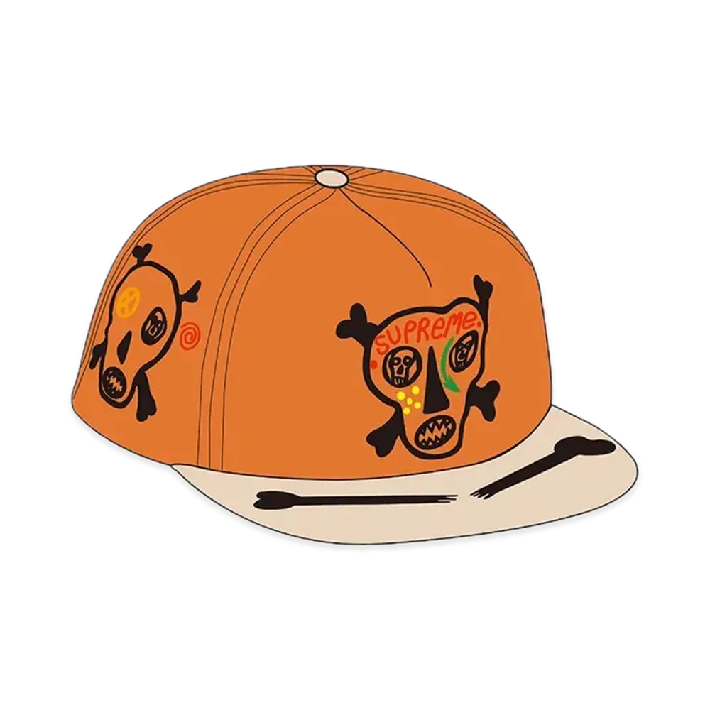 Supreme Clayton Patterson Skulls 5-Panel "Orange"