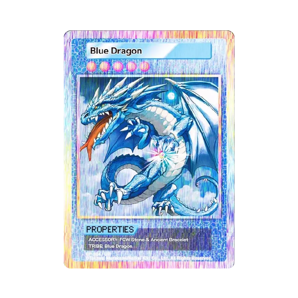 ブルードラゴン UR [SP-224]【英語版】(ムラカミフラワーズ「108フラワーズ リバイズド」)