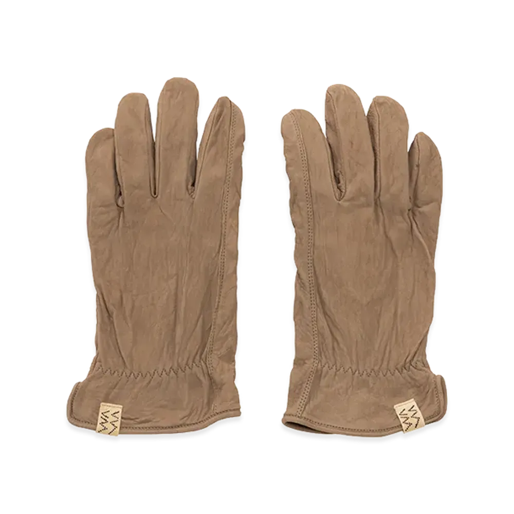 visvim Suede Gloves "Sand"