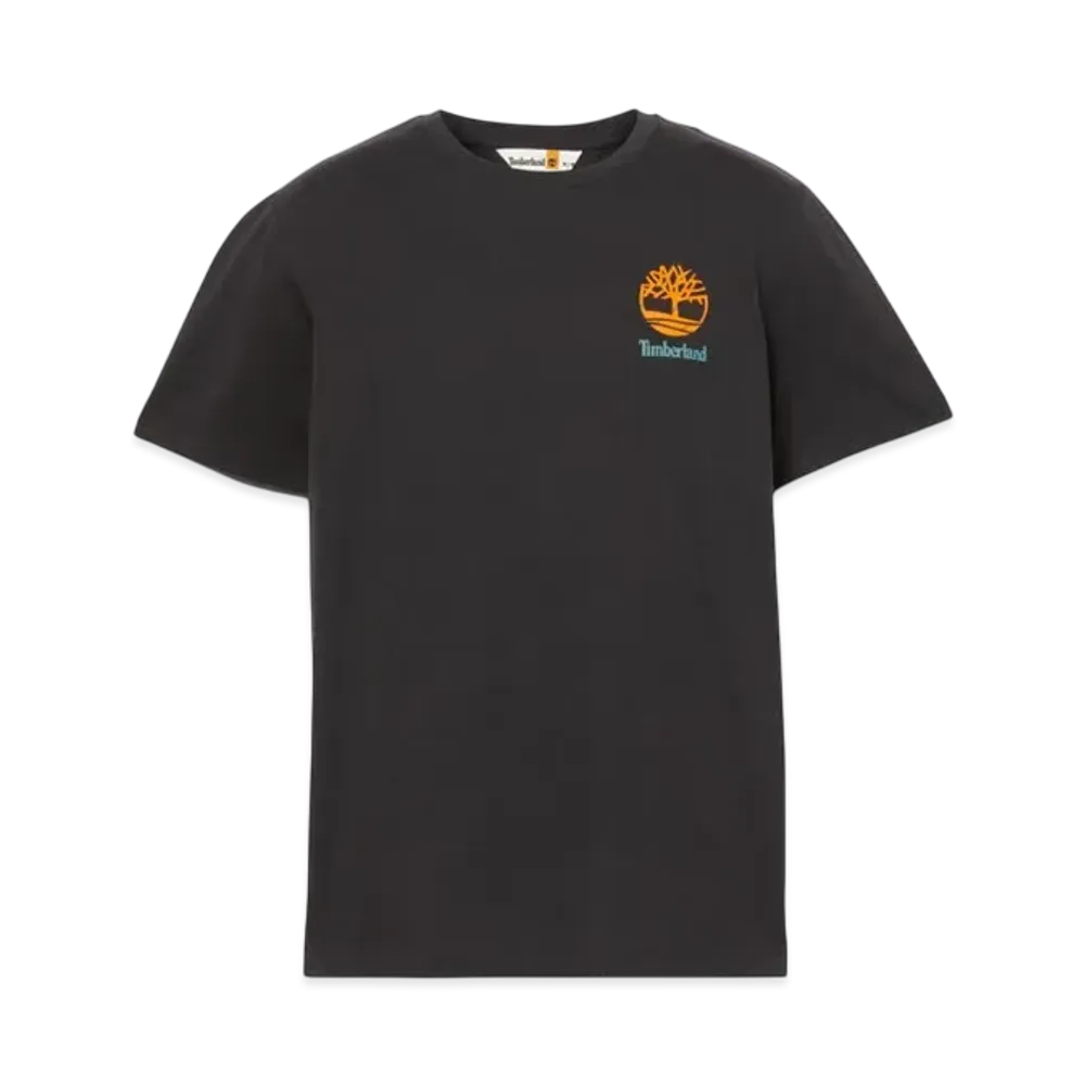 Timberland Men's Short Sleeve Back Graphic Tee "Black"