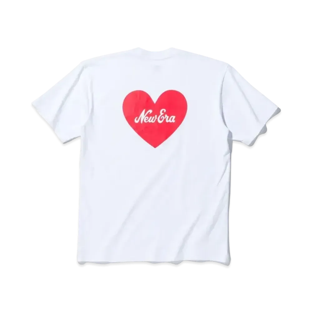 NEW ERA St. Valentine's Day Regular Fit Short Sleeve Cotton T-Shirt "White"