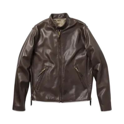 BEAMS Rider's Jacket Leather "Brown"
