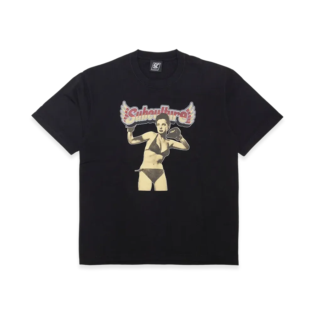 SubCulture Boxing Girl T-Shirt "Black"