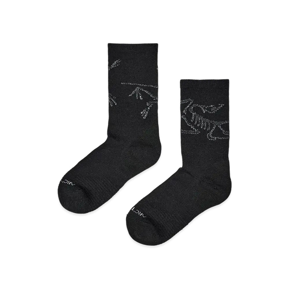 ARC'TERYX Merino Wool Mid Bird Sock "Glacial/White" X000008542