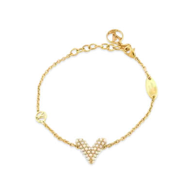 Louis Vuitton Essential V Perle Bracelet "Gold"